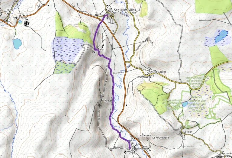 Alternative deSégur-les-Villas au Monteil