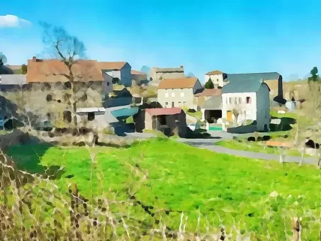 Le village d'Auliac