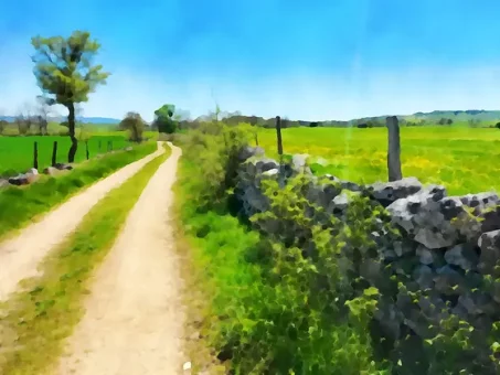 Ce beau chemin nous mène à Chalagnac