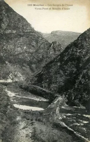 Le moulin d'Auze aux alentours de 1920