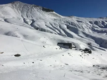 Les sources de la Jordanne en hiver