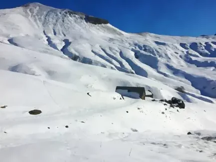 Les sources de la Jordanne en hiver