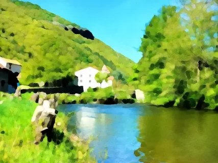 L'Alagnon à Molompize
